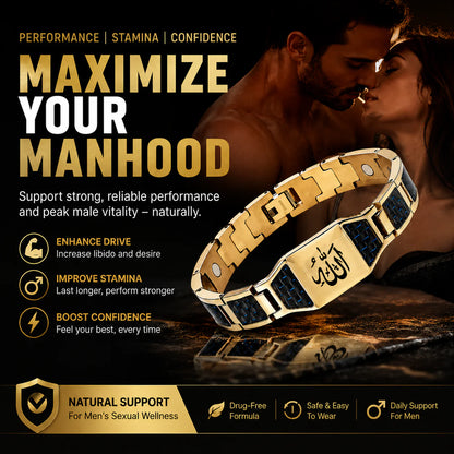 ✨ Men’s Strength & Vitality Bracelet – Energy, Style & Confidence