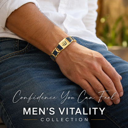 ✨ Men’s Strength & Vitality Bracelet – Energy, Style & Confidence
